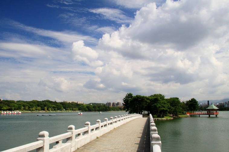 大濠公園のくつろぎ