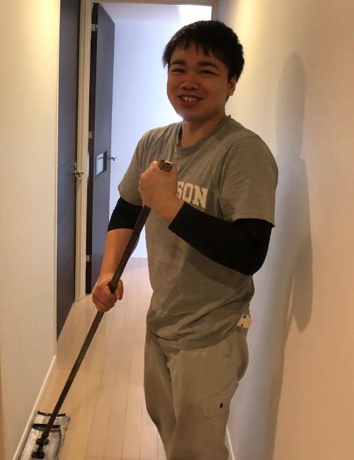 クリーニング＆フローリング仕上げの三苫さん