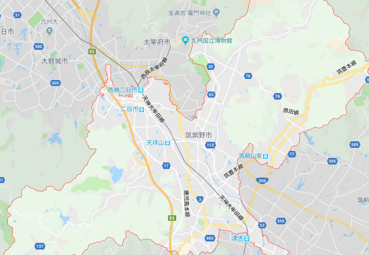 筑紫野市地図