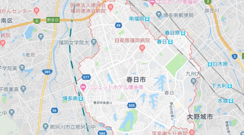 春日市地図