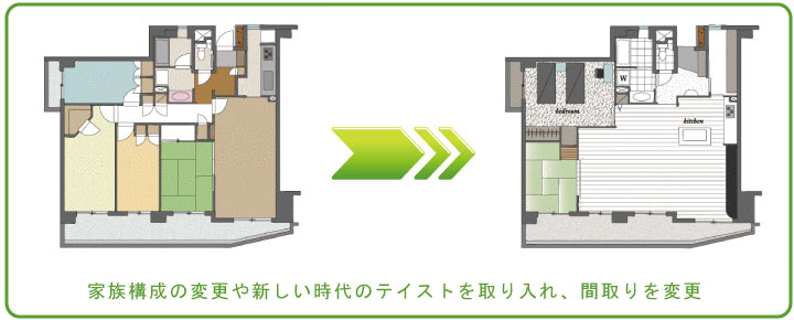 間取り変更可能