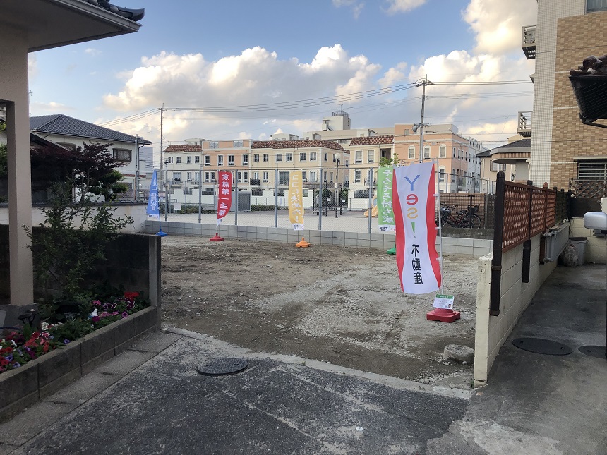 新築一戸建て建築着工前現場2