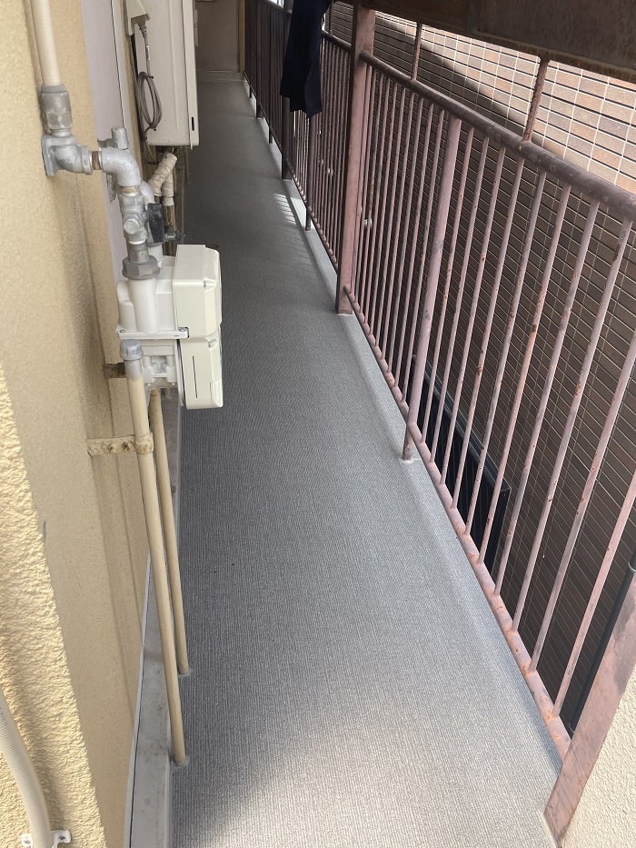 築古アパートの共用廊下２長尺シート