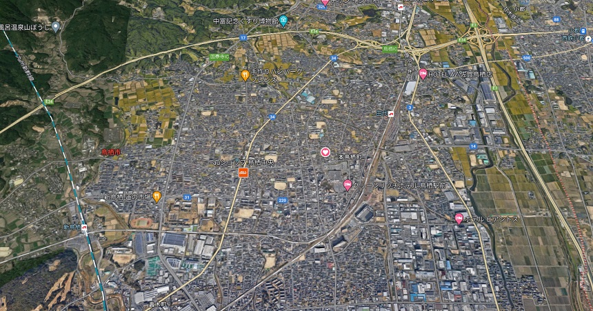 佐賀県鳥栖市上空