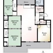 福岡市東区美和台１丁目 下和白住宅 ２階 間取り