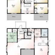 福岡市西区室見が丘1丁目 一戸建 間取り 福岡市西区室見が丘1丁目 一戸建 間取り