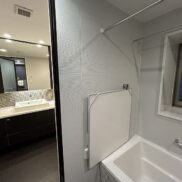 福岡市中央区赤坂3丁目 パークコート赤坂ヒルトップレジデンス 浴室から脱衣室 福岡市中央区赤坂3丁目 パークコート赤坂ヒルトップレジデンス 浴室から脱衣室