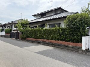 福岡市福津市光陽台３丁目戸建て正面から３