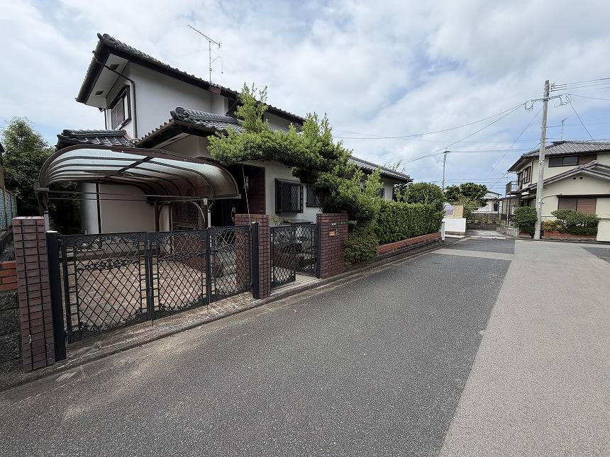 福岡市福津市光陽台３丁目戸建て正面から