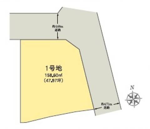 福岡市城南区七隈４丁目の戸建ての道路との関係